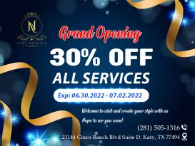 Grand Opening Nobel Nails Bar in Katy, Texas | Nail salon 77494
