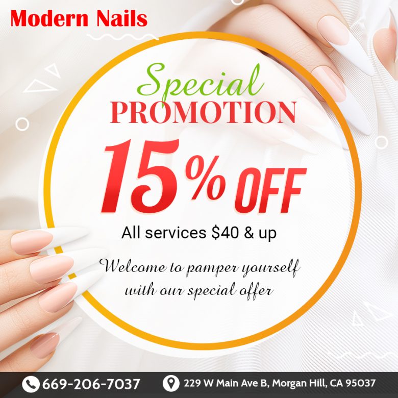 Special Offer - Discount 15% for all services $40+