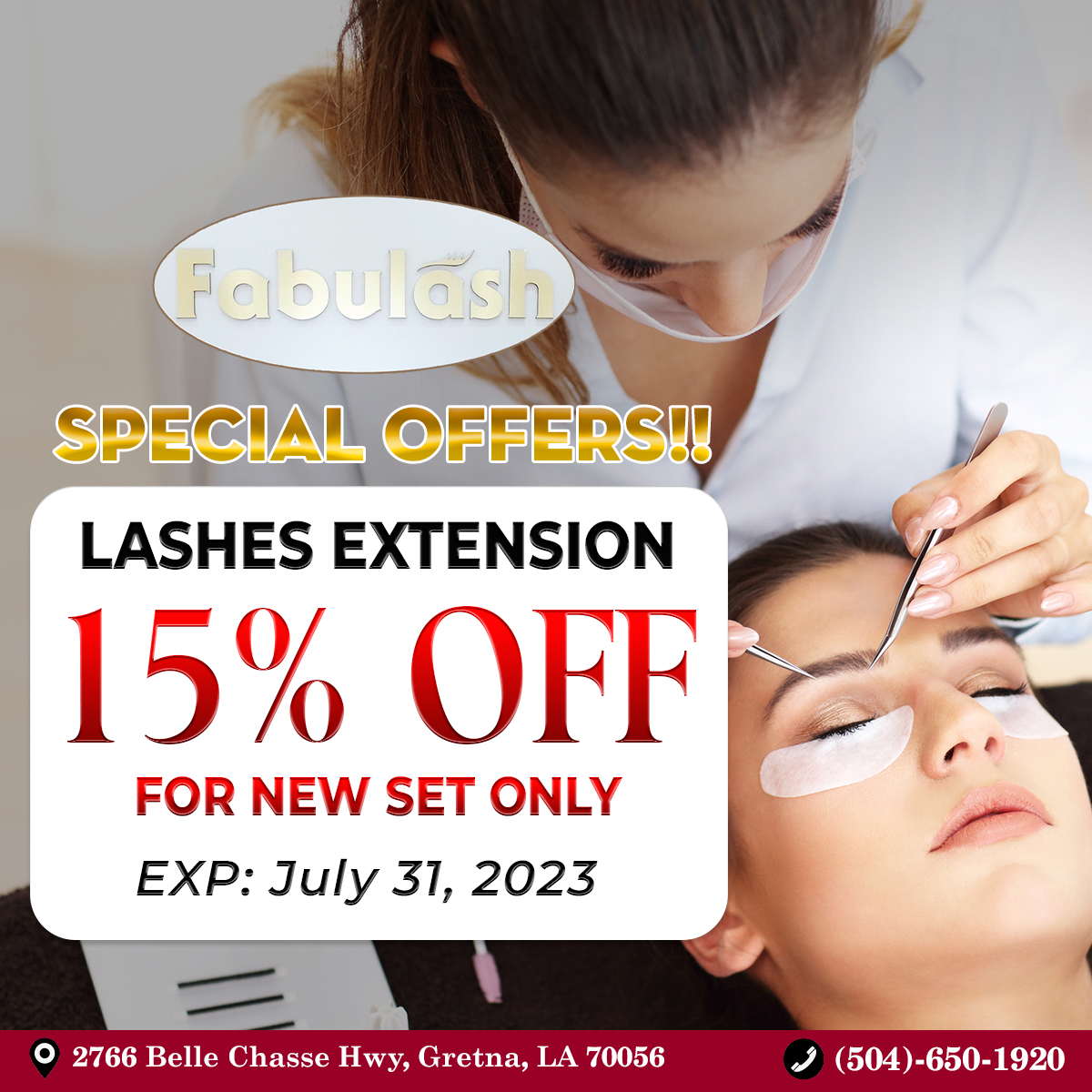Fabulash Lashes Extension 15 OFF For New Set Only Beauty Coupons