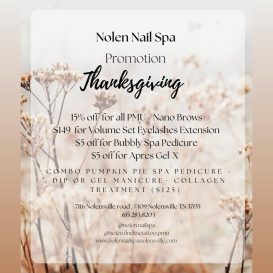 Thanksgiving Deal in Nolen Nail Spa