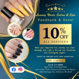 Luxury Nails & Spa in Dearborn, Michigan 48126