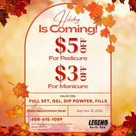 Nail salon 54650 | Legend Nails Spa | Onalaska, WI 54650