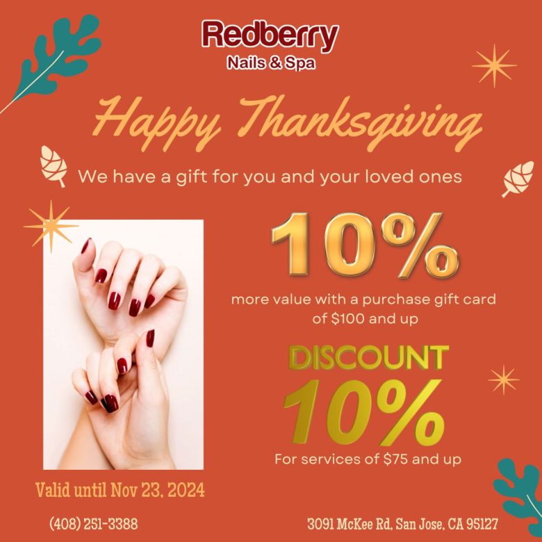 Redberry Nails & Spa | Nail salon in San Jose, California 95127