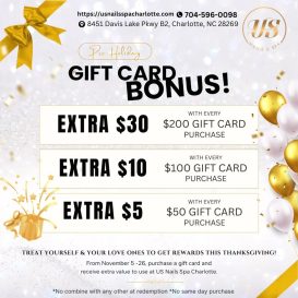 US Nails Spa - Nail salon Charlotte, NC 28269