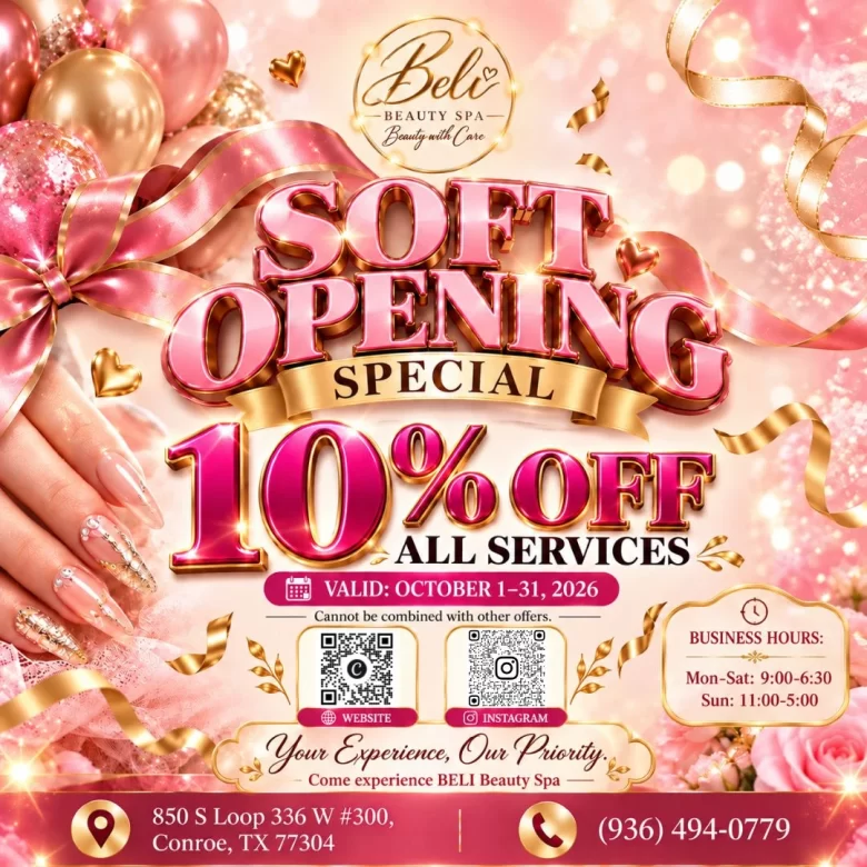 Spooktacular Halloween Nail Art + 10% OFF at Beli Beauty Spa Nail Salon in Conroe, TX 77304